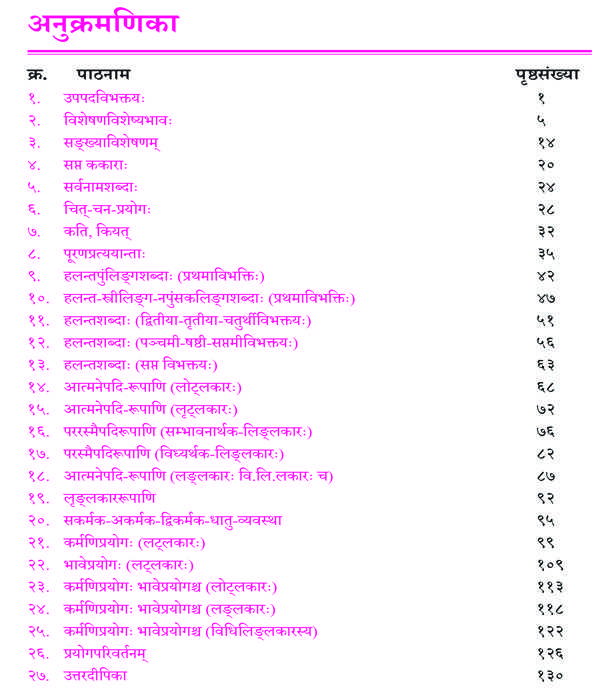 Best Sanskrit Book